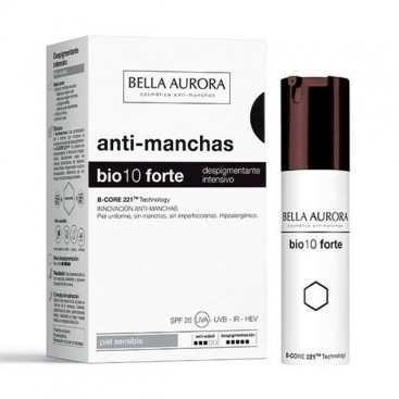 Bio 10 Forte Tratatamiento Despigmentante Intensivo Bella Aurora Piel Sensible 30 ml