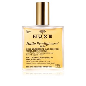 Huile Prodigieuse Riche Aceite Pieles Secas Nuxe 100 ml
