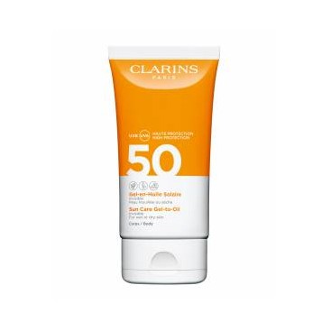 Gel-Aceite Solar Corporal SPF 50+ Clarins 150 ml