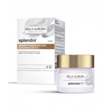 Splendor 10 Crema Anti-Edad Noche Bella Aurora 50 ml